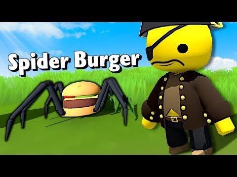 I FOUND A NEW SPIDER BURGER PET! – Wobbly Life Gameplay