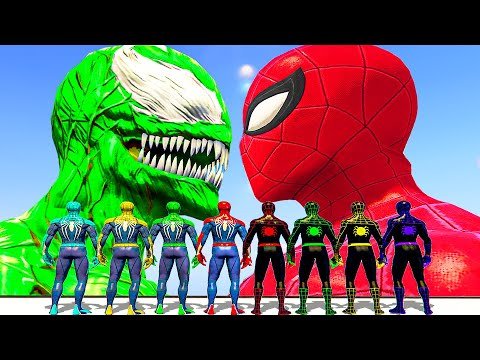 Spider-Verse | Team Spiderman vs Green Spider Carnage – What If Battle Superheroes