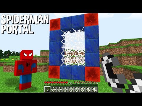you HAVE to build SPIDER-MAN PORTAL in Minecraft ???
