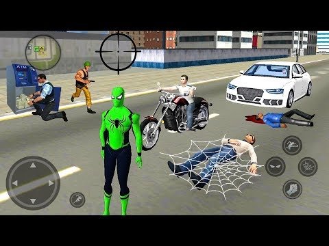 Spider Rope Hero Ninja Gangster Crime Vegas City #2 – Android Gameplay