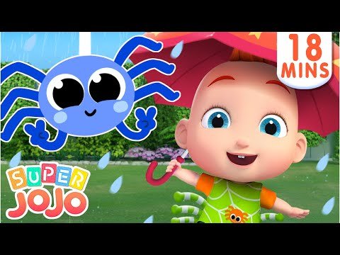 Itsy Bitsy Spider [Dance] | Learn Animals for Kids + More Nursery Rhymes & Kids Songs – Super JoJo
