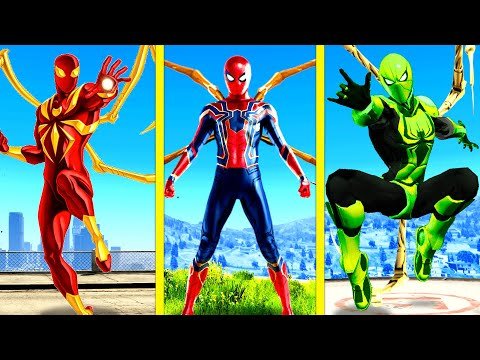 UPGRADING IRON SPIDER Into A GOD In GTA 5 Mods … (Secret Powers!)