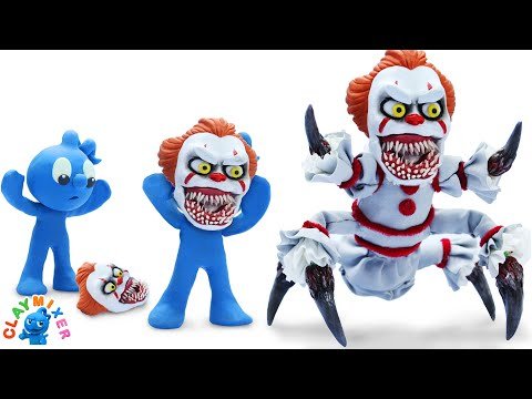 THE DANCING SPIDER – Tiny Had Enough With Pennywise | Clay Mixer Animation Short Film