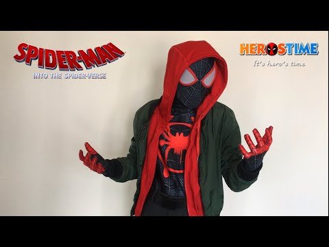 Spiderman bros Unboxing INTO THE SPIDER-VERSE SUIT MILES MORALES!! HEROSTIME Suit