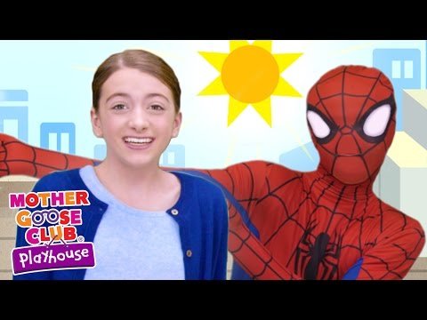 Superhero Learning Song | Itsy Bitsy Spider | Mother Goose Club Playhouse Kids Video