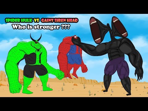 SPIDER HULK vs Godzilla – SPIDER SIREN HEAD: Who is stronger – P5 | Godzilla & Siren Head Short Film