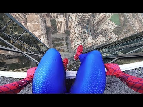 Top 5 Spiderman Parkour POV / Spider man in Real Life