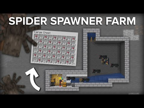 Minecraft Spider Spawner XP Farm – Easy and Reliable Build