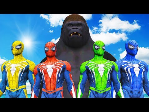 TEAM SPIDER-MAN PS4 VS KING KONG – EPIC BATTLE