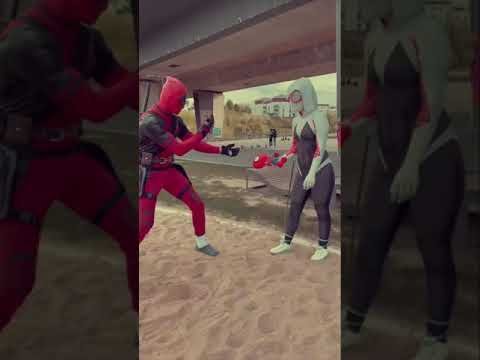 Spider-Gwen & Deadpool VS. Spider-Man Voodoo Power