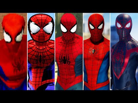 Classic Suit Evolution in Spider-Man Games
