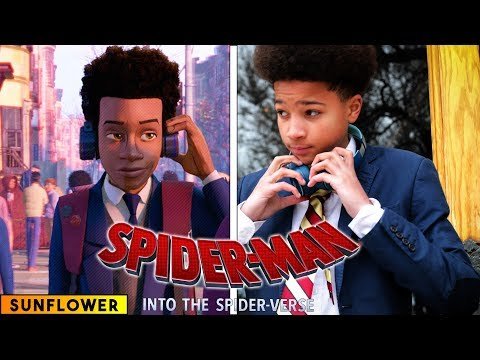 Sunflower – Spiderman: Into the Spider Verse – in real life