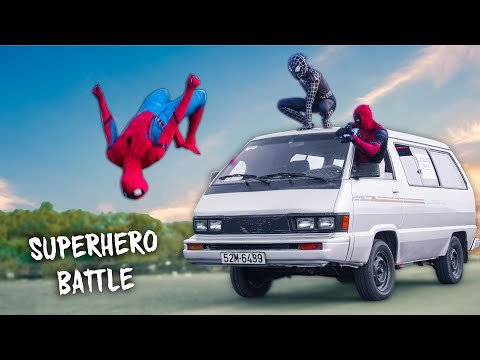 SUPERHERO vs SUPERCAR | Spider-Man, Venom and Deadpool Go To City | Comedy Funny Video