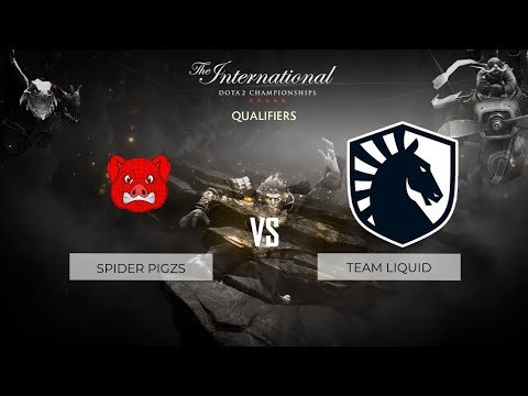 Spider Pigzs vs Team Liquid | Game 3 | The International – Western Europe