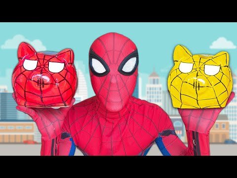 PIGGY BANK OF SPIDER-MAN | Where is Spider-Pig?