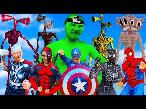 Hulk In Real Life | Superheroes VS Siren Head, SCP 096 | SPIDER-MAN’s Story In Real Life