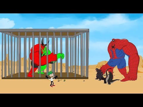 Evolution of BLUE SPIDER HULK | Godzilla & Hulk Short Film Animation