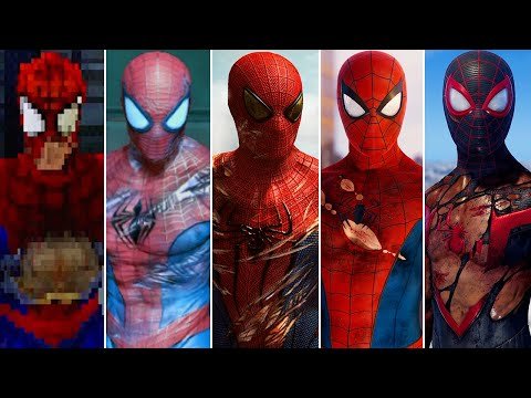 Battle Damage Suit Evolution in Spider-Man Games