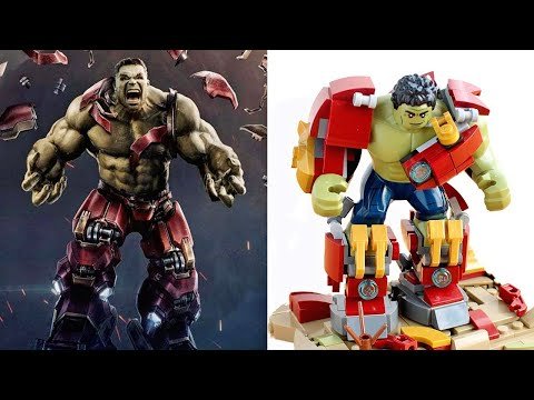 Lego City Superhero Avengers Spider-Man And Hulk Lego Stop Motion