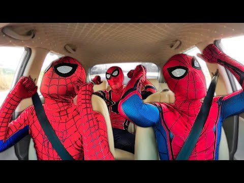 ALL SPIDER-MAN’s Dancing In The Car | Những Chú Nhện Trên Ôtô