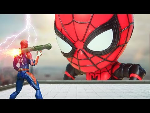 Spider-Man Vs Hulk Avengers Superhero Top 10 Action Scene Figure Stopmotion