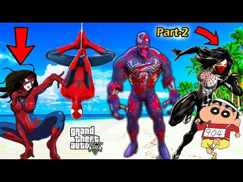 Who Get MARRY to SPIDER-GIRL ? VENOM & SPIDERMAN in GTA 5 || Part=2 Avenger Army