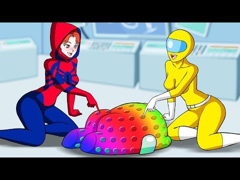 Among Us Superheros – Perfect Timing Spider-Girl VS Urgot Fat Save Dog / Among Us Animation