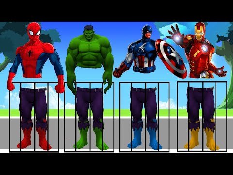 Wrong Head Top Superheroes Spider-Man vs Hair Challenge ~$ Meme Coffin Dance Cover Astronomia