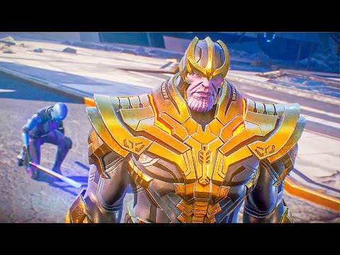 MARVEL Future Revolution – Spider-Man Faces Thanos Scene