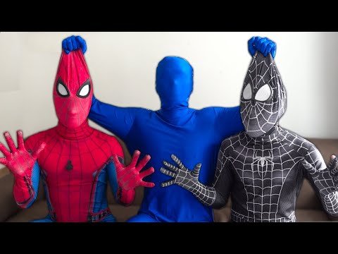 SUPERHERO vs BLUE-MAN | New Member Of The Color Team, Where is Venom? | Người Nhện Tìm Venom