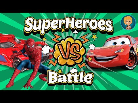 Spider Man and Superheroes Cars Racing Compilation | Gerti ToysReview