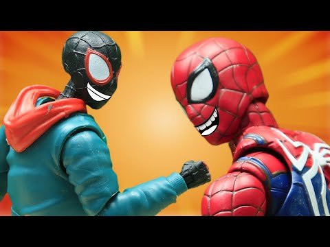 Spider-Man Top 10 Fights & Web Swinging in Spider-verse Figure Stopmotion