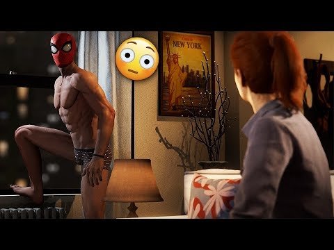 Most Awkward Moment in SPIDER-MAN PS4 (Clip)