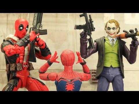 Spider Man Escape from Deadpool and Joker | Official Trailer | Figure Stopmotion