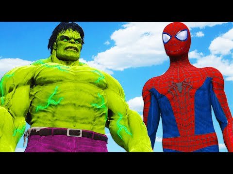 Savage Hulk vs The Amazing Spider-Man – Epic Superheroes Battle
