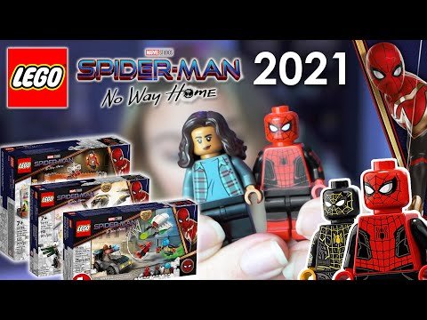 LEGO Spider-Man No Way Home 2021 Set Thoughts | (me fangirling over Spider-Man for 12 minutes)