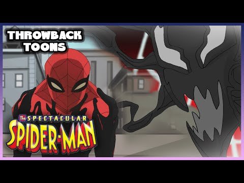 The Spectacular Spider-Man | Symbiote Infects Peter | Throwback Toons