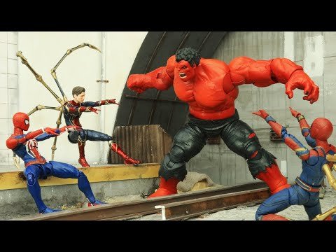 Spider-Man No Way Home Vs Iron Man In The Spider-Verse Figure Stopmotion