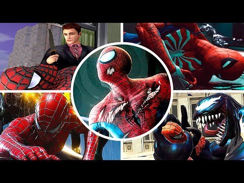 Evolution of Spider-Man Almost Getting Killed in Games (2004-2021) Gameplay 4K60FPS UHD