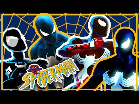 Spider-Man: The Animated Series Black Suit Mods in Video Games