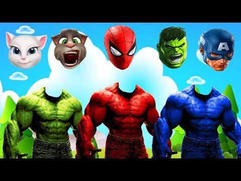 Wrong Head Top Superheroes Spider-Man vs Hair Challenge ~$ Meme Coffin Dance Cover Astronomia