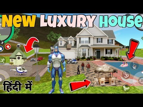 new luxury house in vice town | rope hero vice town | black spider 2.0