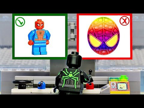 Lego Superhero Avengers Spider-Man Vs Pop it Spider-man Lego Stop Motion