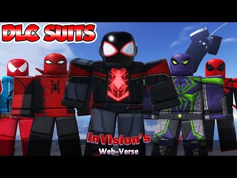 Spider-Man ROBLOX | All DLC Suits & Abilities Showcase (InVision’s: Web-Verse)