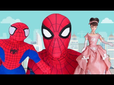 SPIDER-MAN And Friends Happy In Real Life | Barbie Doll for Spider-Gwen