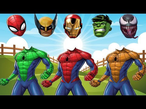 Wrong Head Top Superheroes Spider-Man vs Hair Challenge ~$ Meme Coffin Dance Cover Astronomia