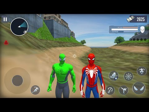 Süper Kahraman Örümcek Adam Oyunu – Super Spider Rope #6 – Android Gameplay