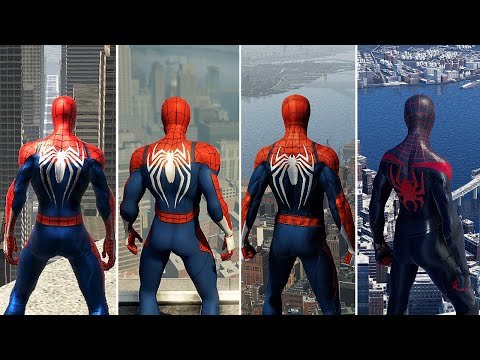 Jumping From the Highest Points in Spider-Man Games! (2002-2020)
