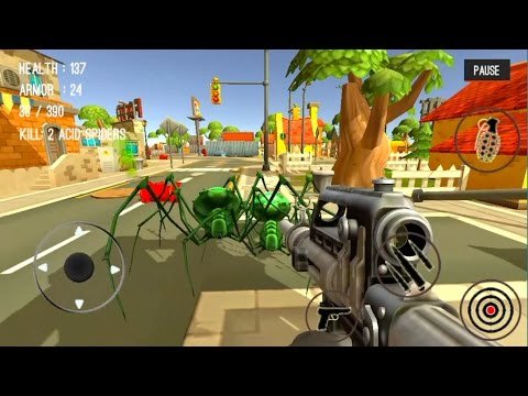 Spider Hunter Amazing City 3D Android/iOS Gameplay #5 – LEVEL 7 & 8 CLEARING!