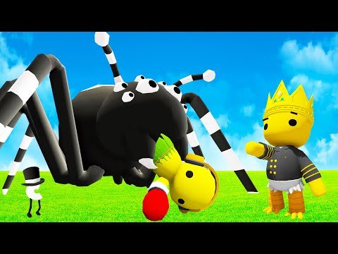 We Almost Got Eaten by a Giant Spider in Wobbly Life Multiplayer Update!
